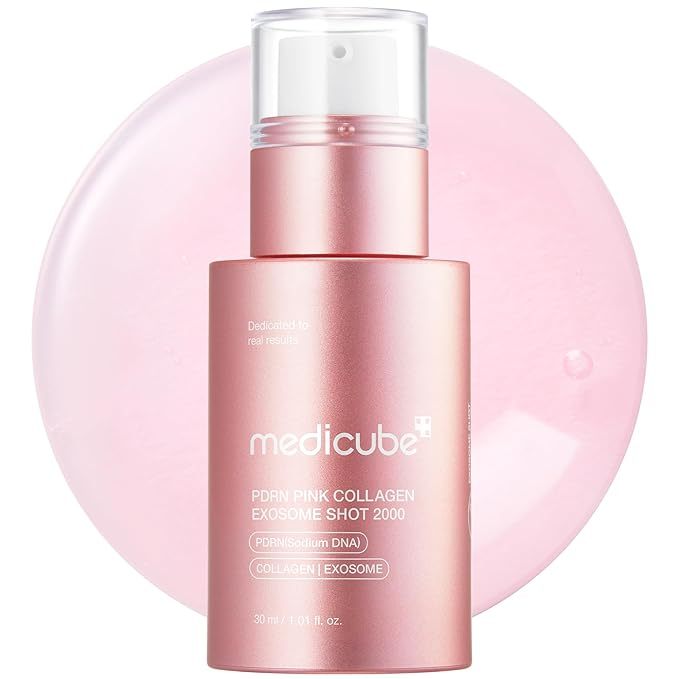 Medicube Exosome Shot PDRN คอลลาเจนสีชมพู 2,000 PPM