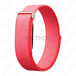 อุปกรณ์เสริมสายรัดเปลี่ยนสายนาฬิกาไนลอนยืดหยุ่นแบบนุ่มสําหรับ Google Fitbit Air