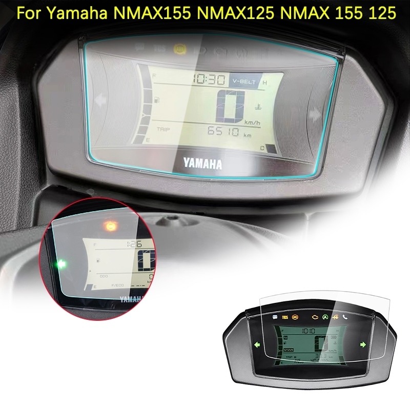 NMAX155 NMAX125 NMAX 155 125 รถจักรยานยนต์แดชบอร์ดหน้าจอรอยขีดข่วนเมตรฟิล์มเครื่องมือฟิล์มป้องกันเข้