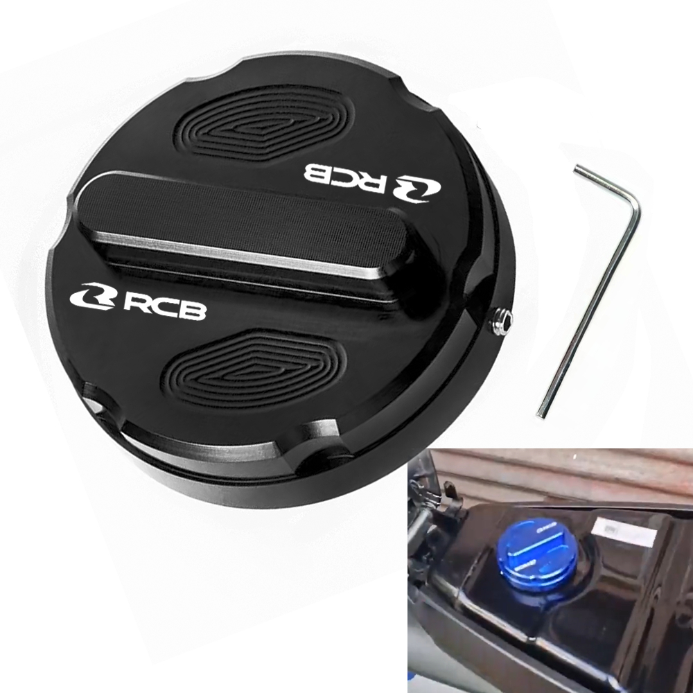 Racing Boy CNC อลูมิเนียมการใช้ถังสําหรับ CLICK ADV AEROX Sniper PCX Fazzio รถจักรยานยนต์อุปกรณ์เสริ