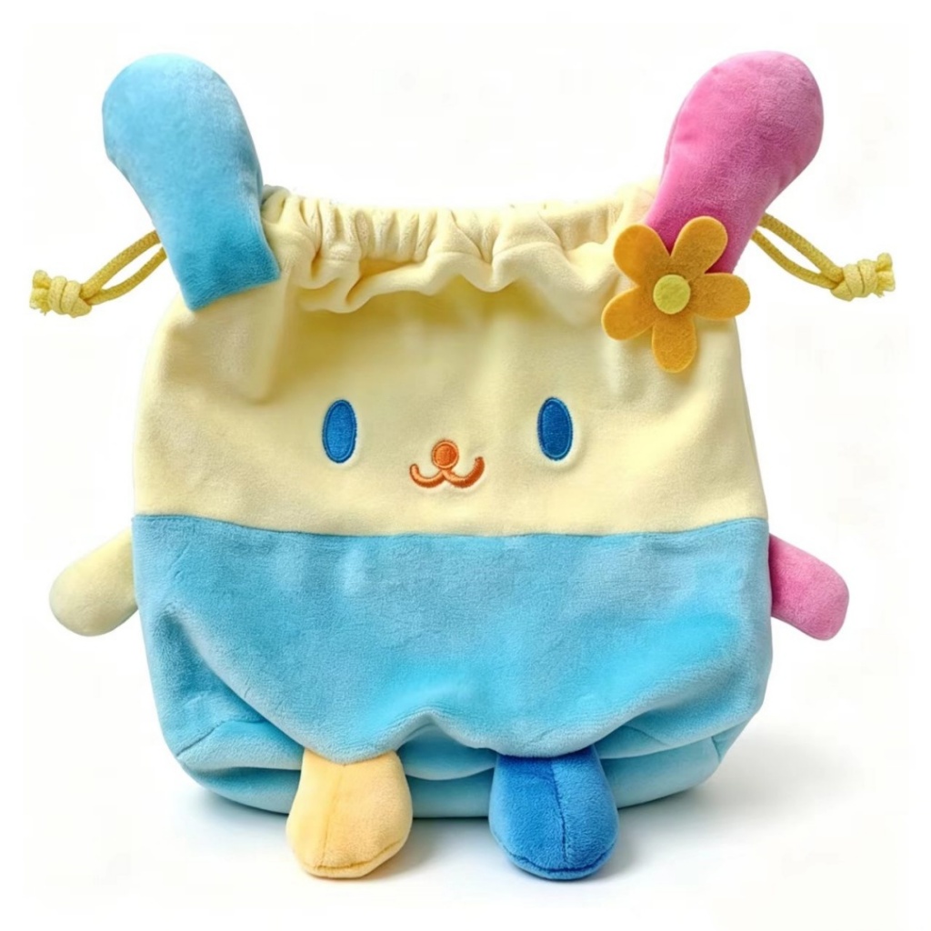 Usahana Bunny Plush Drawstring Bagกระเป๋ากระเป๋าToteกระเป๋าเก็บการ์ตูนอะนิเมะเดินทาง
