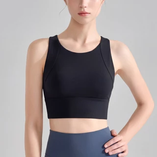 LASMAN เสื้อชั้นในกีฬาโยคะสำหรับผู้หญิง — มีฟองน้ำเสริมทรง รองรับสูง ระบายอากาศได้ดี เหมาะสำหรับวิ่ง-WX236H
