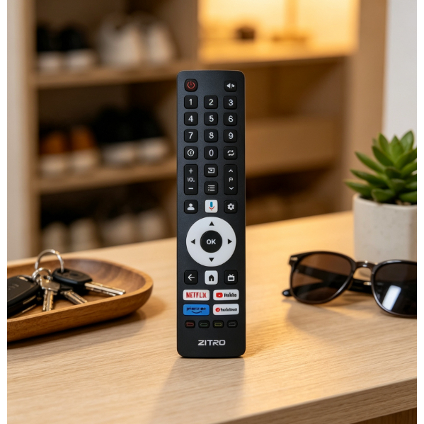 เปลี่ยน ZITRO TV รีโมทคอนโทรล Netflix YouTube Prime วิดีโอ YouTube เพลง YouTube Hotkeys