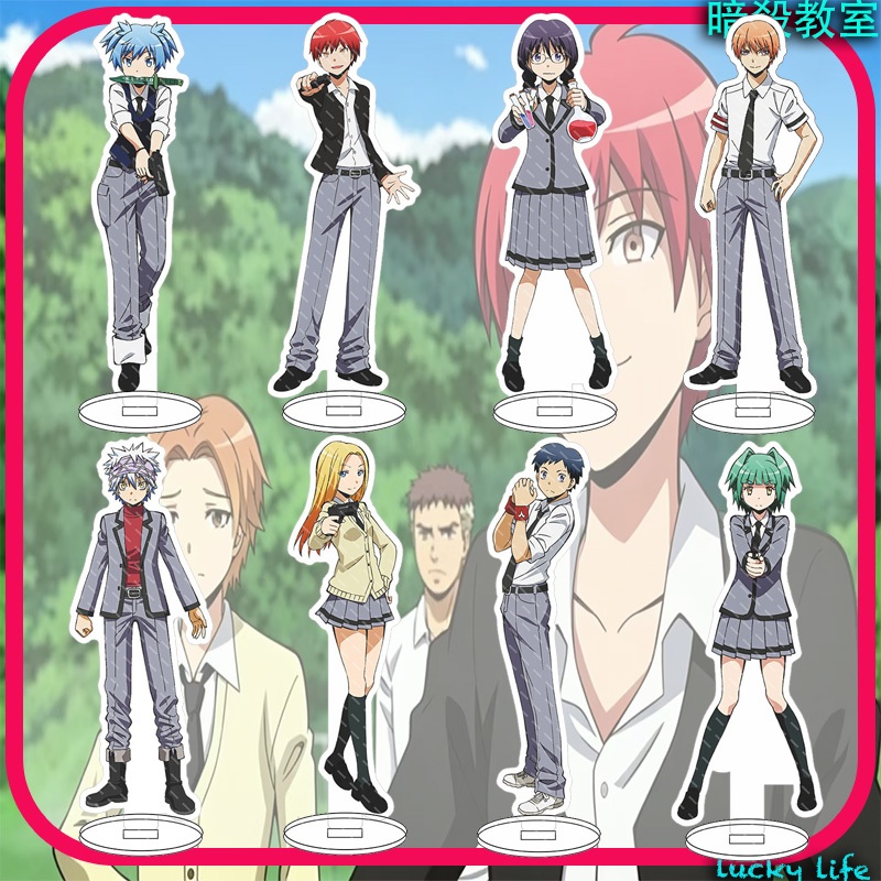 Assassination Classroom สแตนดี้อะคริลิค เดสก์ท็อปตกแต่งNagisa Shiota Karma Akabane Kaede Kayano