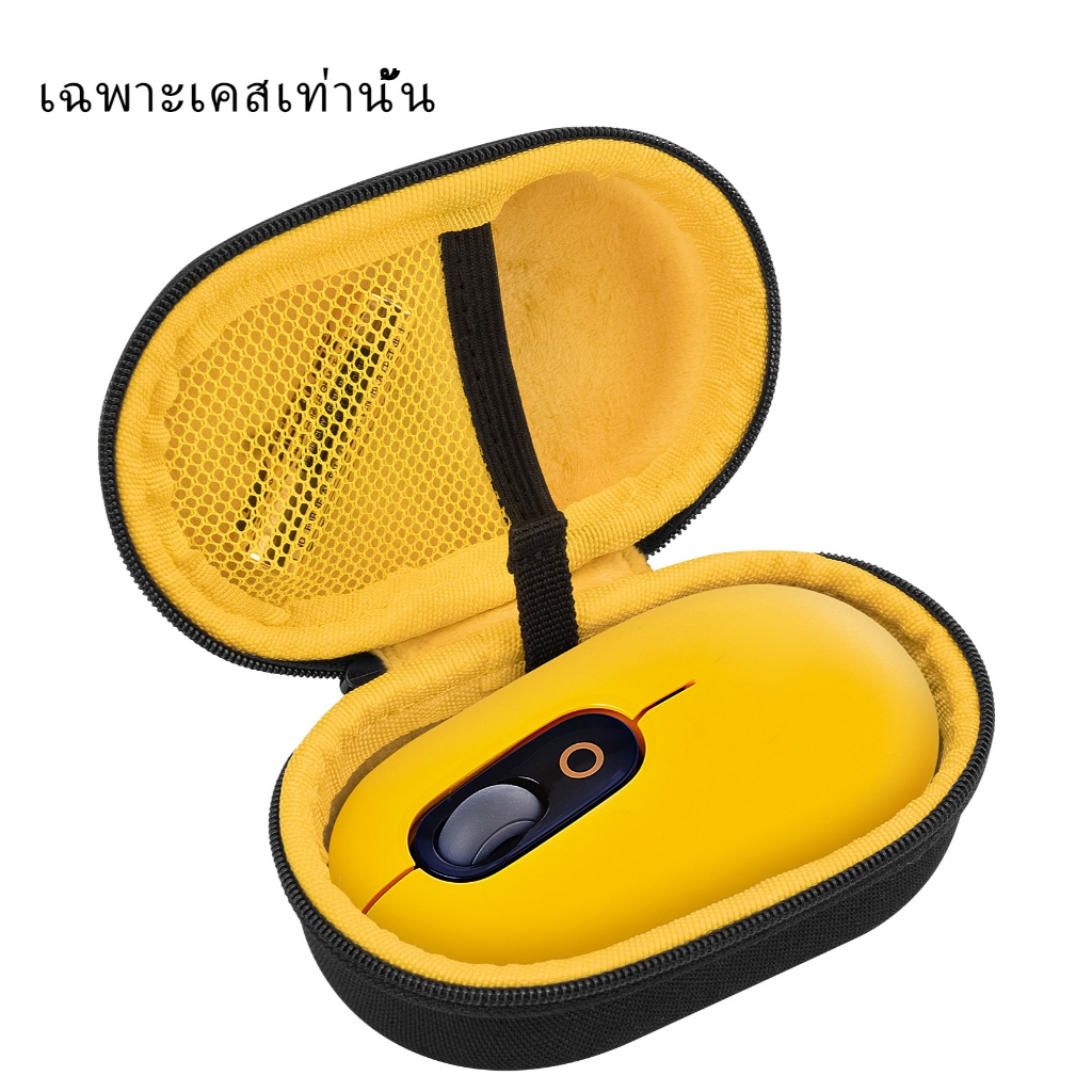 Geekria Mouse Case เข้ากันได้กับเมาส์ POP, YunZII C1, กระเป๋าเก็บเมาส์ไร้สายแบบแข็ง