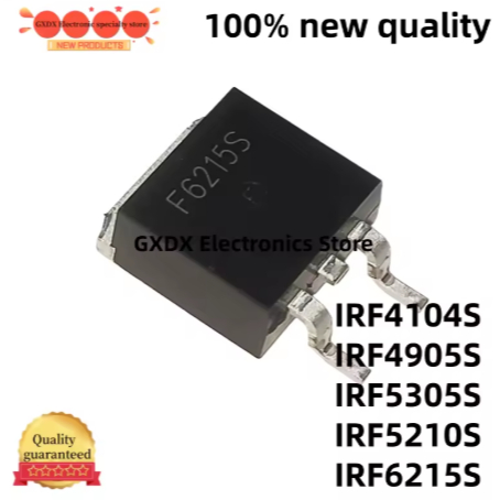 5PCS ใหม่ IRF5210S IRF5305S IRF6215S IRF4104S IRF4905S F5210S F5305S F6215S F4104S F4905S STRF ในสต็