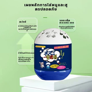 🎁 ซื้อ 1 แถม 1 🎁Hb เจลไล่หนู ลูกเหม็นไล่ เหยื่อกำจัดหนู ไล่ กำจัด ยา 150g ของแท้ 100% ใช้งานง่าย ในรถยนต์ ไล่หนูตลอด 24 ชั่วโมง ผลิตจากธรรมชาติ ปลอดภัย💯รวดเร็วมีประสิทธิภาพ