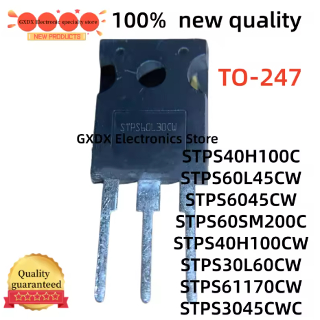 5PCS 100% nuevo STPS60L45CW STPS6045CW STPS40H100C STPS40H100CW STPS3045CWC STPS30L60CW247S61170CW S