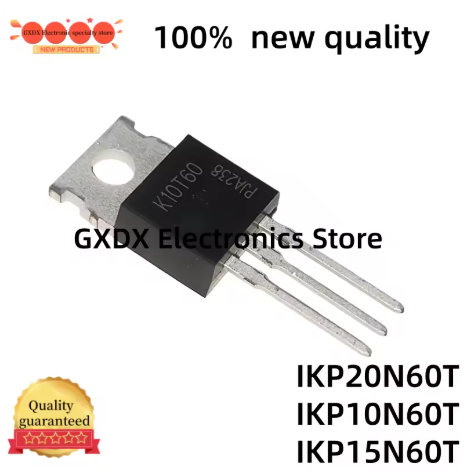 5PCS ใหม่ qualit IKP20N60T TO-220 K20T60 TO220 IKP20N60 IGBT 600V 20A IKP15N60T IKP10N60T K10T K10T6