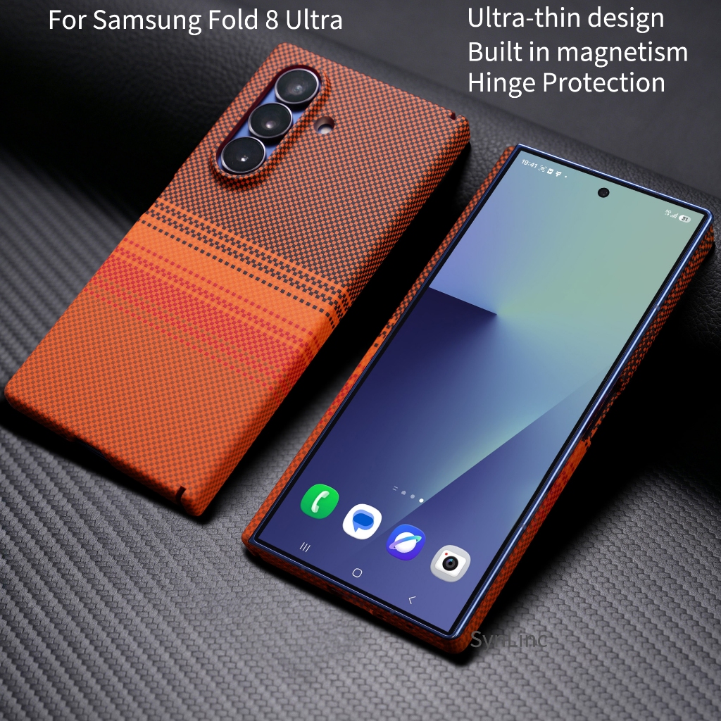 SAMSUNG เคสพีซีแบบแข็งแม่เหล็กสําหรับ ซัมซุง กาแลคซี Z พับ 8 พับพิเศษ 8/7/6/5/4 บานพับบางเฉียบป้องกันเคสพับเหมาะสําหรับฝาครอบชาร์จไร้สาย