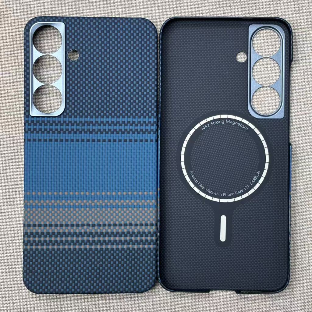 เคสโทรศัพท์มือถือเคฟล่าร์เหมาะสําหรับ Samsung S24ultra S25ultra S26ultra S25 s26 S24 Series เคสระดับไฮเอนด์