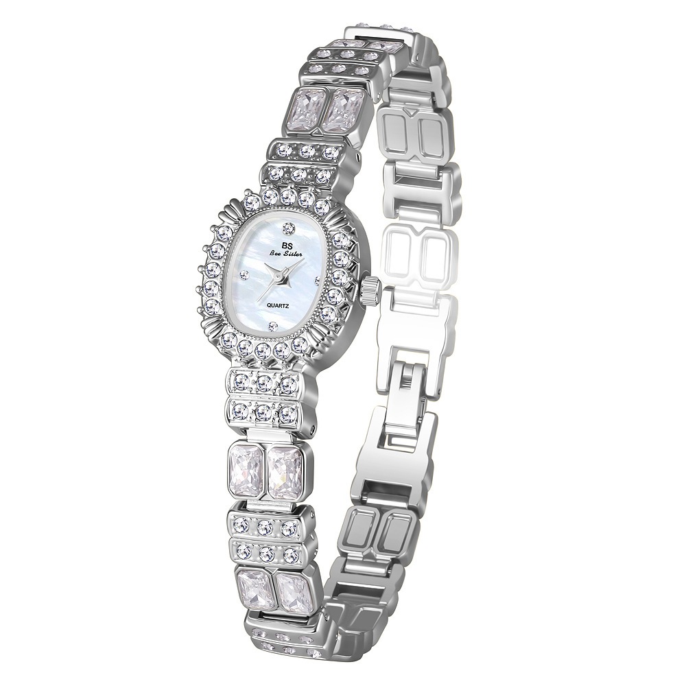 BS Bee Sister นาฬิกาผู้หญิง Diamond Fashion Original Ladies Accessories นาฬิกาสุภาพสตรี