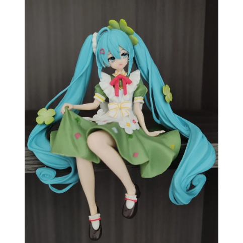 Four-leaf Clover ดอกไม้ Fairy Hatsune สาวสวยรุ่นเครื่องประดับแชสซีตกแต่งอินเทรนด์เล่นอะนิเมะรูปชุดสีเขียว 5.17