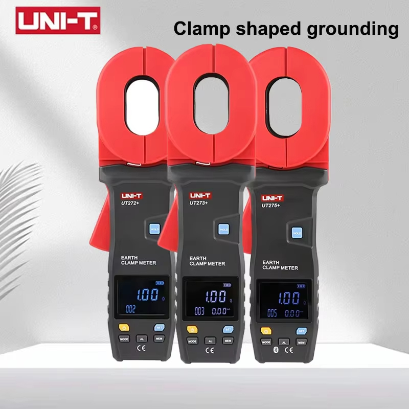 UNI T Clamp-on เครื่องทดสอบความต้านทานดินแบบดิจิตอลสําหรับการเชื่อมต่อพื้นดินและกระแสการรั่วไหลรวมถึ