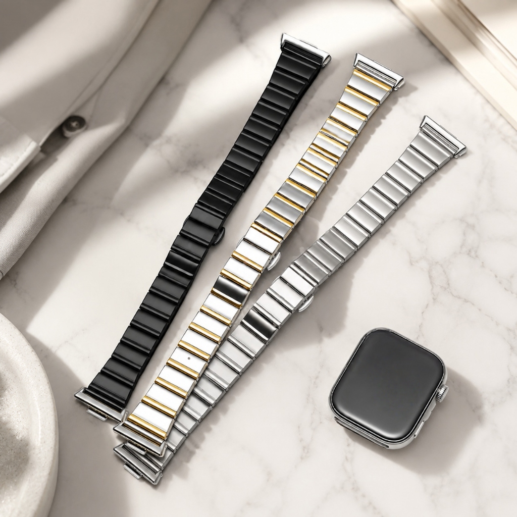 สําหรับ Redmi Watch 4 5 6 Xiaomi Band 8 9 10 Pro สายสแตนเลสกันน้ํา สําหรับกีฬา อะไหล่เปลี่ยน ปรับขนาดได้ ทนทาน น้ําหนักเบา