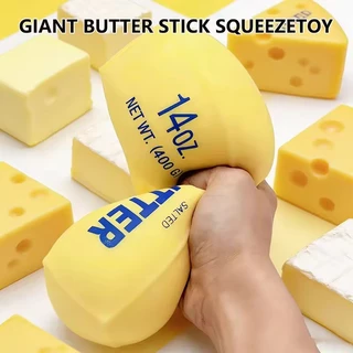24 ซม.บีบของเล่น Butter Stick Squishy ของเล่นช้า Rising Fidget ความเครียดบรรเทาบีบบาร์อิฐ Soft Sensory ความวิตกกังวลออทิสติกของขวัญสําหรับเด็กผู้ใหญ่