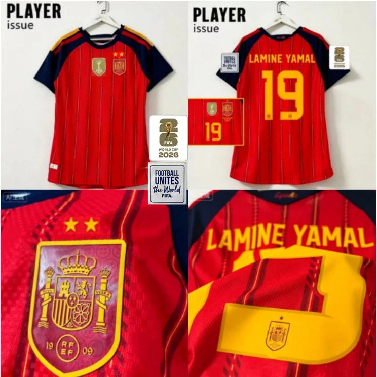 ฉบับที่ผู้เล่น :SpainTeam home Debut jersey 26/27 season jersey XIBANYA S-2XL