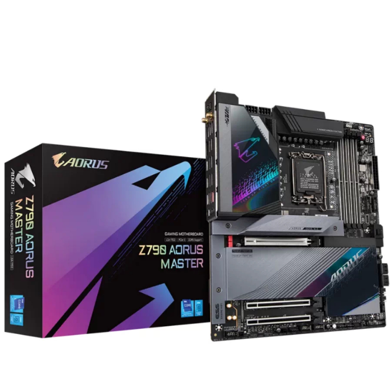 GIGABYTE Z790 AORUS MASTER Intel LGA 1700 DDR5 EATX Wifi เมนบอร์ด 100% ทดสอบ