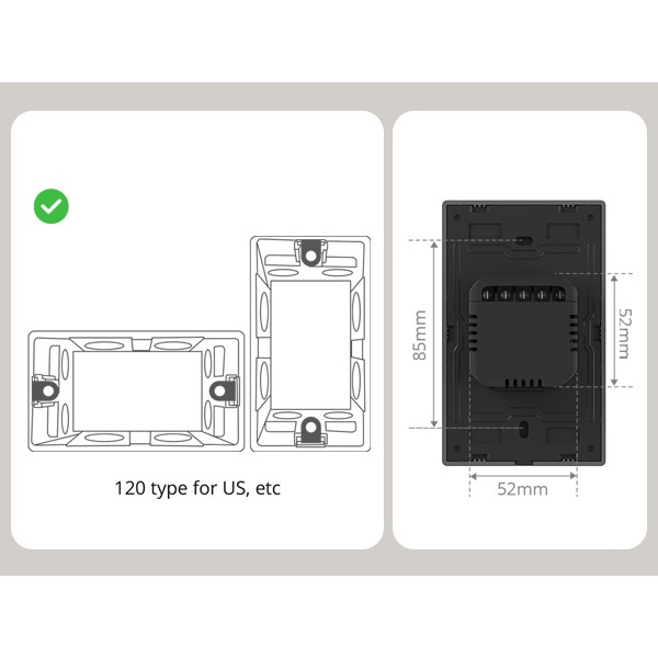 SONOFF M5 120 Matter M5 Matter ความเข้ากันได้ SwitchMan รูปที่ 8