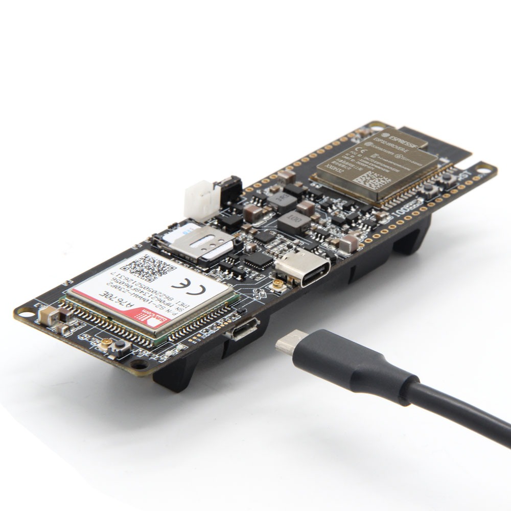 T-SIM7600G/E/SA-H ESP32-WROVER 4G LTE CAT4 GPS WiFi BLE Development Board โมดูลเครือข่ายไร้สาย