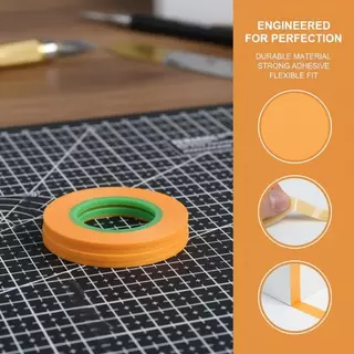 Z&P รุ่น ing สีเคลือบเทปพิเศษ Fine DIY กระดาษกาวพิเศษกว้าง 1 มม./2 มม./3 มม. 18 ม. รุ่นครอบคลุมเทป COD