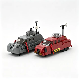 TIV 2 (Tornado Intercept ยานพาหนะ 2) รถ Building Blocks ของเล่นเด็ก 174PCS อิฐ DIY ของขวัญสําหรับผู้ใหญ่รถ MOC-216529
