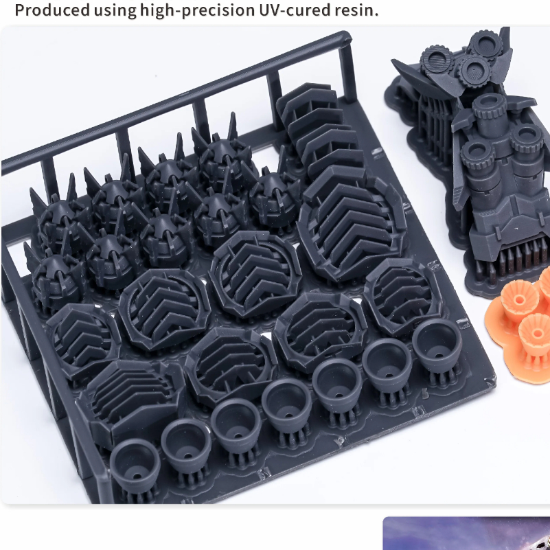 TAS Heat Sink Shape Replacement Addon Parts ใช้ได้กับ HG 1/144 ALYZEUS NU รุ่นยังไม่บรรจุ