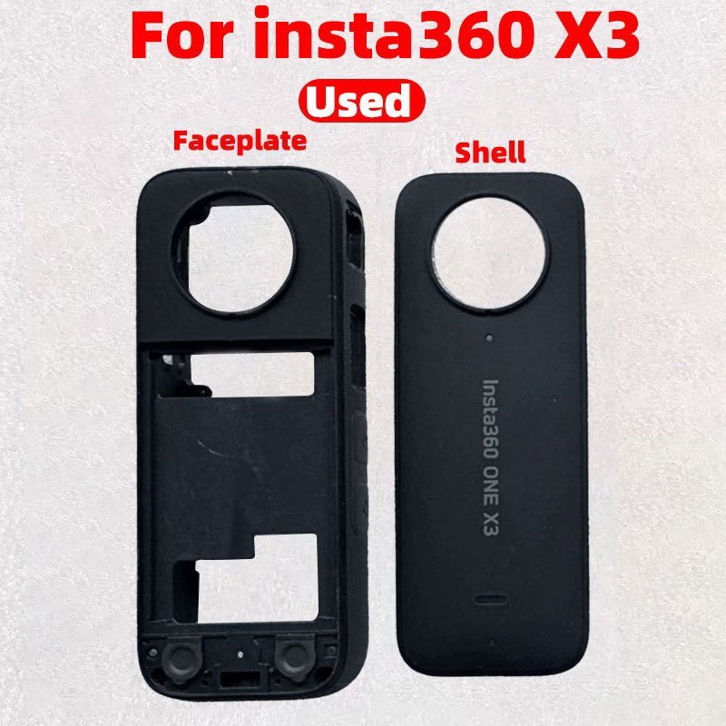 อะไหล่ซ่อมสำหรับกล้องแอ็คชั่น Insta360 X3 ฝาครอบหน้าจอ อุปกรณ์เสริมกล้องพาโนรามา (มือสอง)