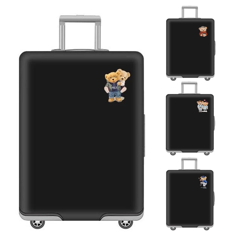 Bear ซีรีส์ 19-32 นิ้ว ผ้าคลุมกระเป๋าเดินทางผ้ายืดหนาอย่างดี