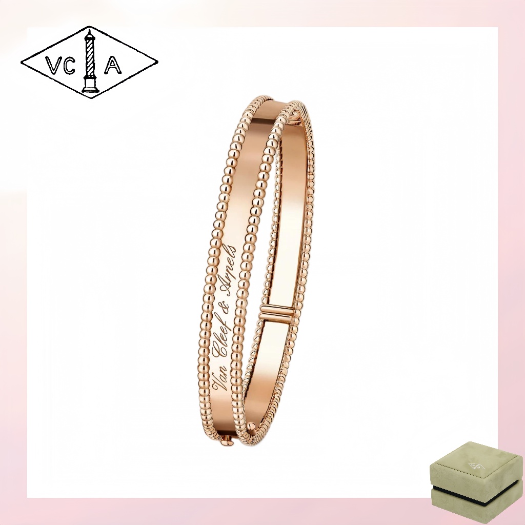 VCA Luxury Casual Jewelry Accessories (รวมกล่องบรรจุภัณฑ์) - High-qlity Luxury Perlée signature brac