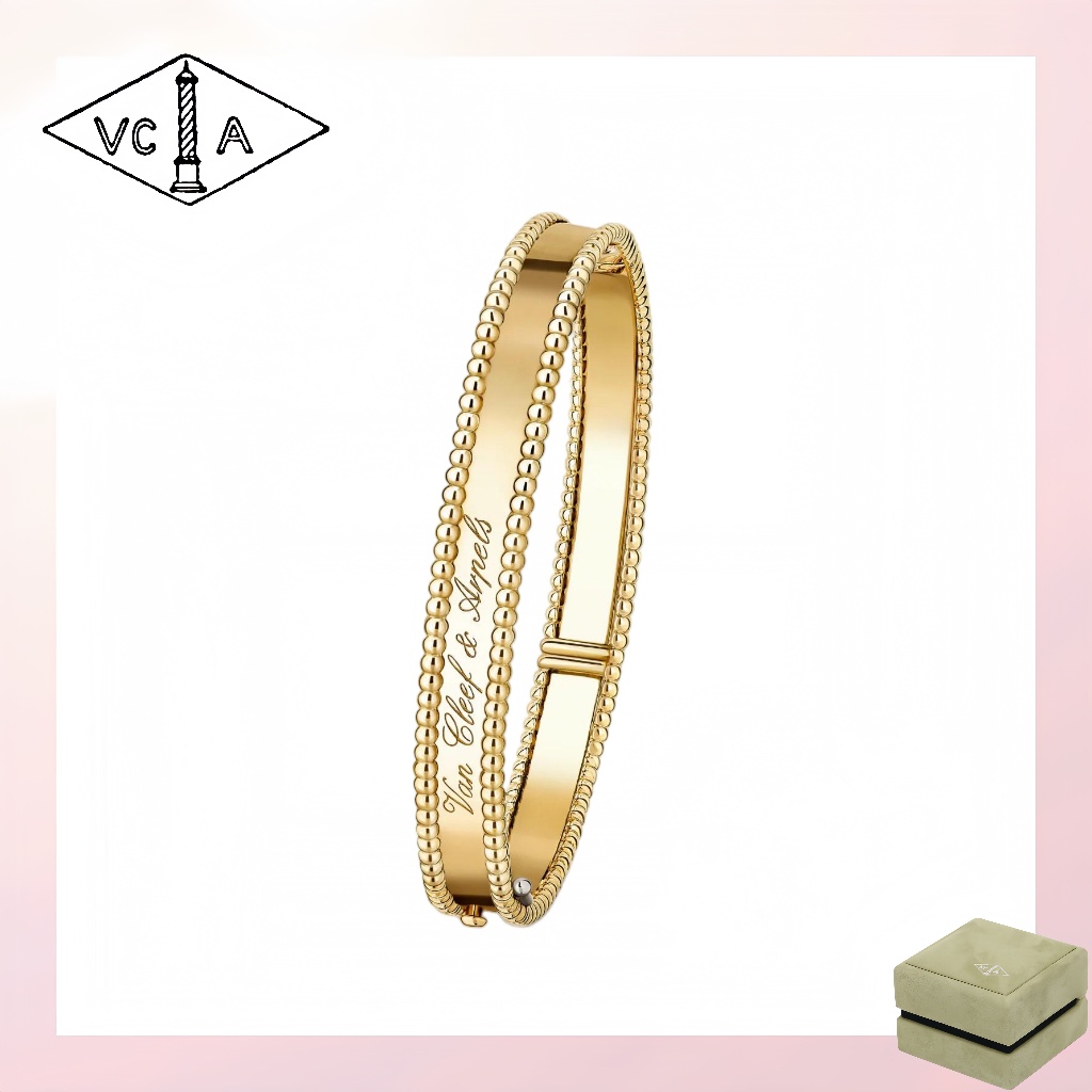 VCA Luxury Casual Jewelry Accessories (รวมกล่องบรรจุภัณฑ์) - High-qlity Luxury Perlée signature brac