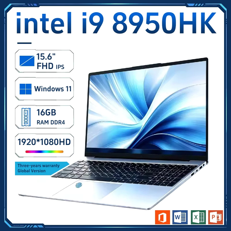 แล็ปท็อป 15.6 นิ้ว Intel Core i9 RAM 16GB SSD 512GB/2TB Windows 11 Pro
