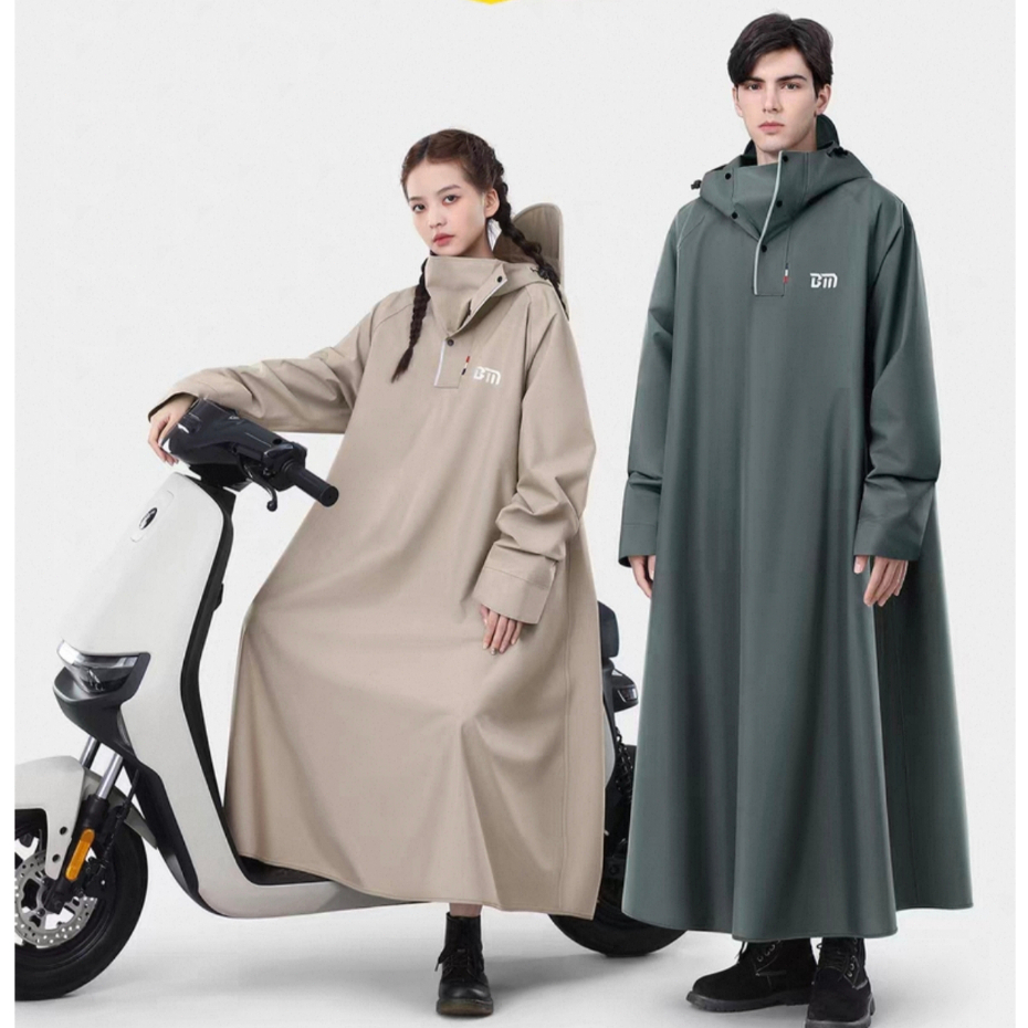 เสื้อกันฝนผู้ใหญ่ เสื้อกันฝนค้างคาว สำหรับขี่มอเตอร์ไซร์ อัพเกรดใหม่หนาพิเศษ กันน้ำได้อย่างดี ระบายอากาศได้ดี