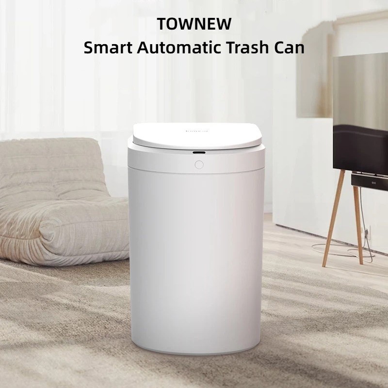 TOWNEW TOWNEW สมาร์ทถังขยะ Induction ประเภทในครัวเรือนไฟฟ้าอัตโนมัติบรรจุเปลี่ยนกระเป๋าสไตล์ใหม่ S20