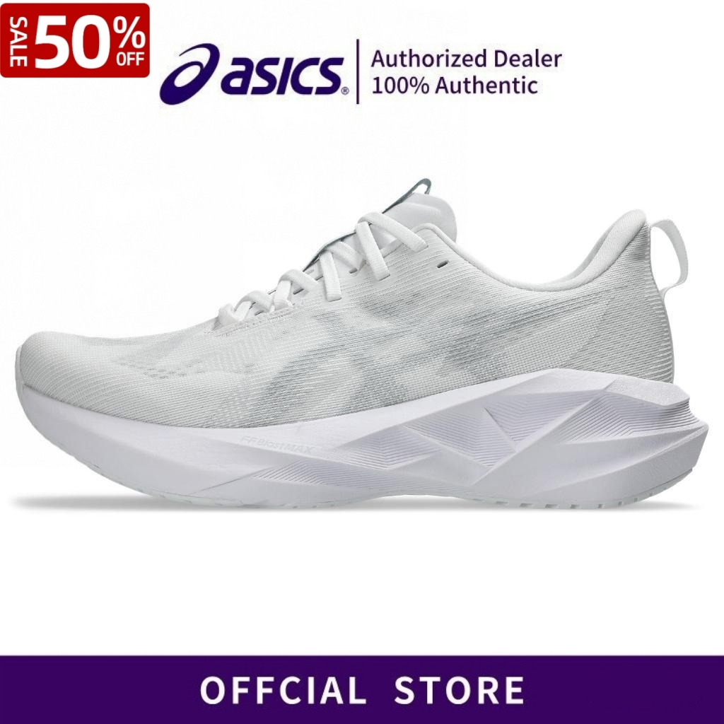 【ลด 50%】(สินค้าพร้อมส่ง)ASICS : 1011B974.100 NOVABLAST 5 MEN RUNNING รองเท้าวิ่งผู้ชายของแท้สีขาว/PEEDMONT GREY จัดส่งภายใน 24 ชั่วโมง