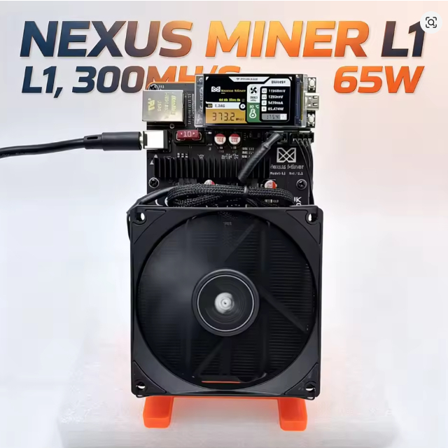 NEXUS MINER L1 300MH/S 65W Solo Doge Miner LTC DOGE 6*BM1491AA ชิป ASlC Miner Solo Mining พร้อม PSU