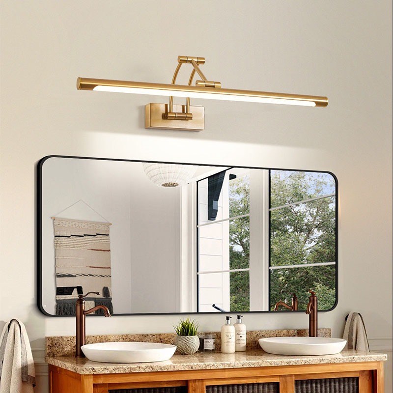 Aesthetic_Lamp กระจกโคมไฟติดผนังห้องน้ําโคมไฟติดผนังที่ทันสมัยห้องน้ําเรียบง่ายแสงติดผนัง