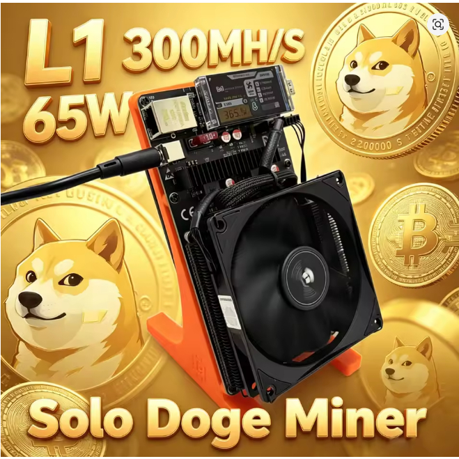 NEXUS MINER L1 300MH/S 65W Solo Doge Miner LTC DOGE ที่มีประสิทธิภาพ ASlC Miner Solo Mining พร้อม PS