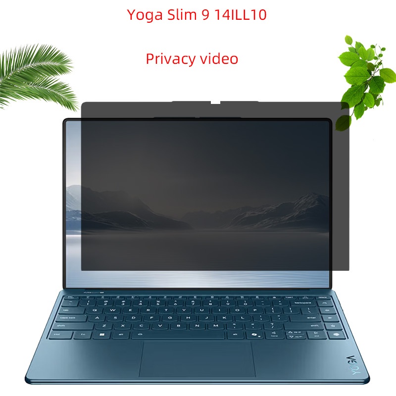 เหมาะสําหรับ 14 นิ้ว Lenovo Yoga Slim 9 14ILL10 คอมพิวเตอร์แล็ปท็อป Sticky Privacy Film ฟิล์มความเป็
