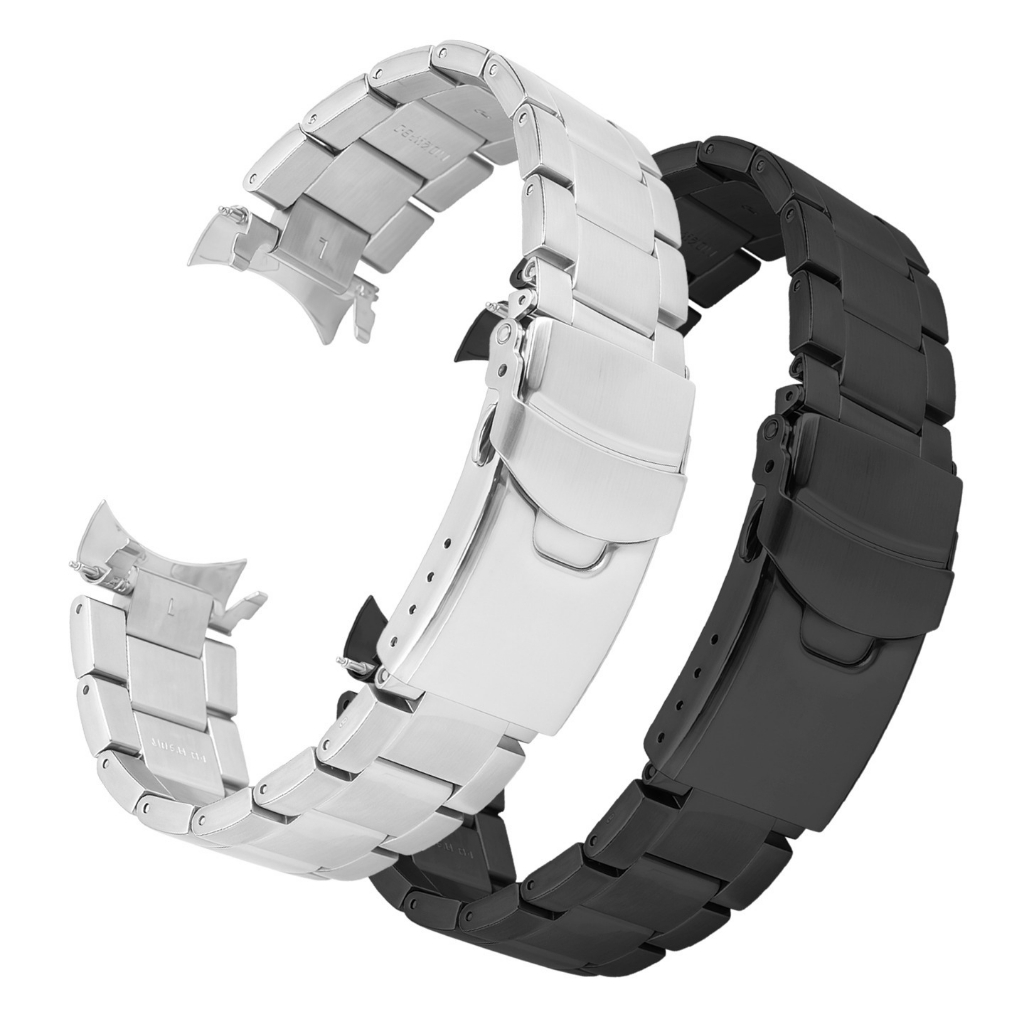 เหมาะสําหรับ SEIKO SEIKO No. 5 SRPD63K1/SRPD53K1 Water Ghost Cola แหวน Arc สายเหล็กสร้อยข้อมือสแตนเล