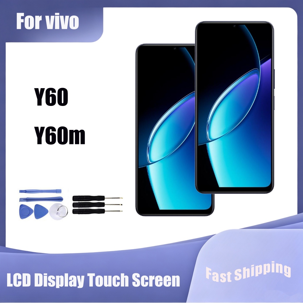 สําหรับ vivo Y60 Y60m จอแสดงผล LCD เปลี่ยนหน้าจอสัมผัส