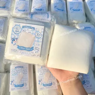 ของเล่นสกุชชี่แบบกดและทําให้ช้าลงด้วยเนื้อนุ่มเปียก-ปลาไหล​,ขนมปังปิ้งพร้อมสติ๊กเกอร์
