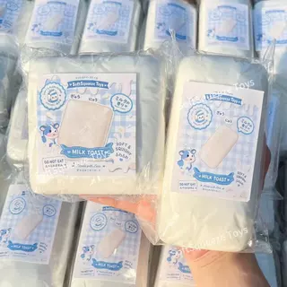 ของเล่นสกุชชี่แบบกดและทําให้ช้าลงด้วยเนื้อนุ่มเปียก-ปลาไหล​,ขนมปังปิ้งพร้อมสติ๊กเกอร์