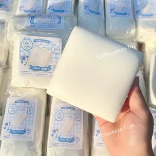 ของเล่นสกุชชี่แบบกดและทําให้ช้าลงด้วยเนื้อนุ่มเปียก-ปลาไหล​,ขนมปังปิ้งพร้อมสติ๊กเกอร์