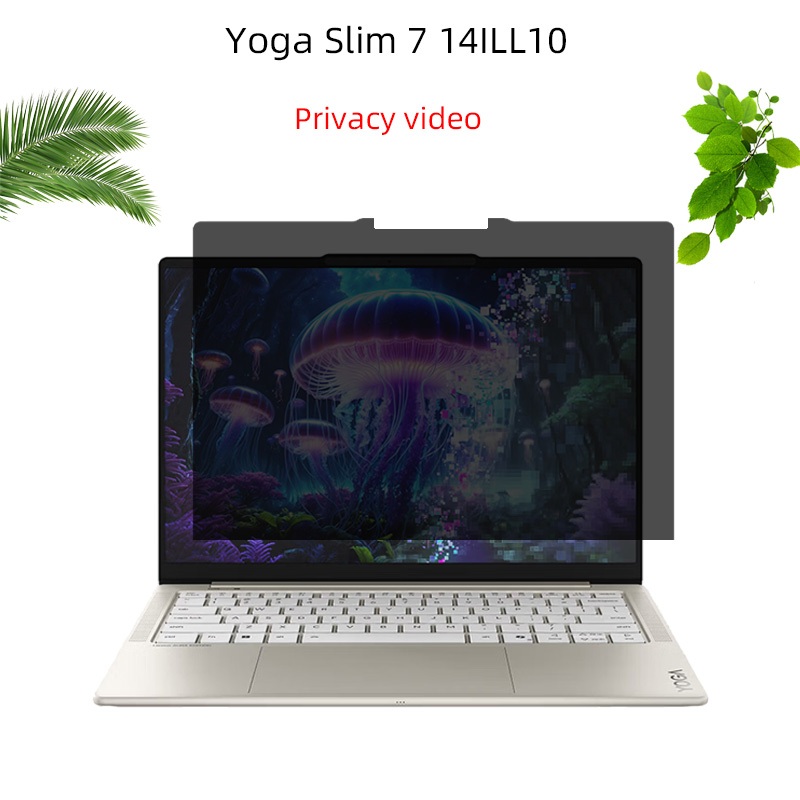 เหมาะสําหรับ 14 นิ้ว Lenovo Yoga Slim 7 14ILL10 Aura Editon Gen10 แล็ปท็อปกาวความเป็นส่วนตัวฟิล์มควา