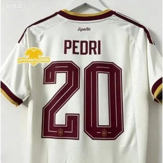 แฟนๆ Edition Spainteam 2026/27 ผู้ชาย XIBANYA Away แขนสั้นเสื้อฟุตบอลเสื้อยืด S-4XL