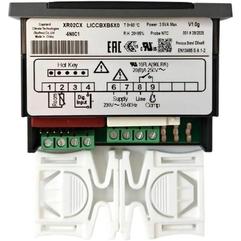 ⭐⭐⭐Original DEXELL XR02CX-5N0C1 เครื่องควบคุมอุณหภูมิ LICCBXB5X0 XR02CX 220V สําหรับตู้แช่แข็งตู้เย็