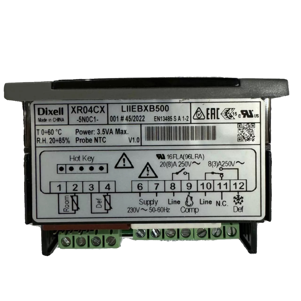 ⭐⭐⭐Dixell XR04CX XR04CX-5N0C1 Cold Storage Freezer Thermostat Temperature Controller Thermostat Dual