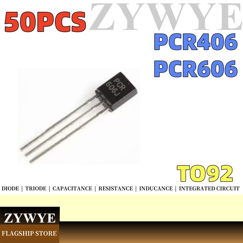 50PCS ยี่ห้อใหม่ PCR406 PCR606 PCR606J 0.8A/600V TO-92 One-Way Controllable Silicon Triode วงจรรวม I