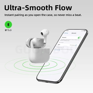 GOOJODOQ J201 หูฟังไร้สาย Bluetooth 5.3 ลดเสียงรบกวน IPX5 ไมโครโฟนในตัว เสียงชัดเจน